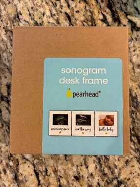 Pearhead Tri-Fold Sonogram Desk Frame